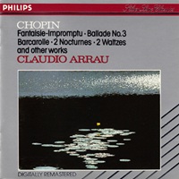 Philips Silver Line Classics : Arrau - Chopin Works